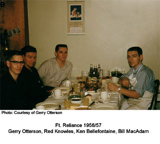 Gerry Otterson, Red Knowles, Ken Bellefontaine, Bill MacAdam 1956