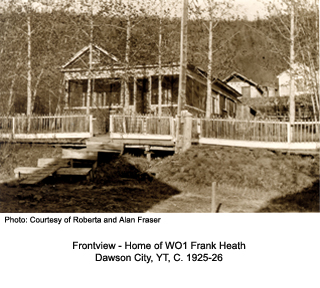Heath cottage, Dawson, 1925-26