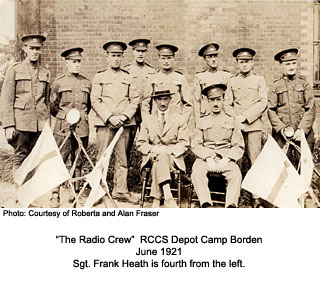 "The Radio Crew" Camp Borden 1921