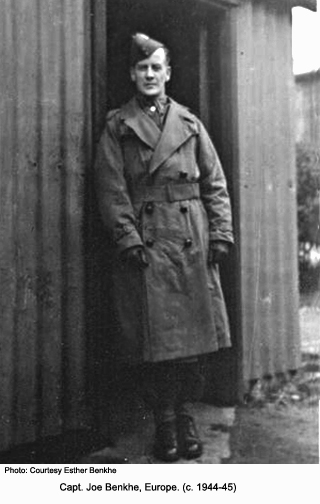 Capt. Joe Benkhe in Europe 1944