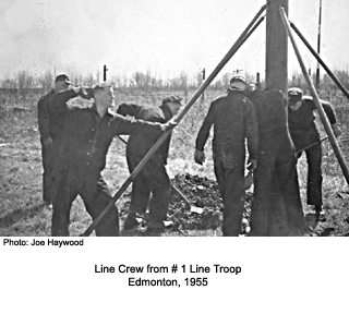 Line Crew, Edmonton 1955