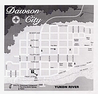 Dawson City map