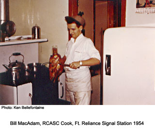 Bill McAdam, Ft. Reliance, 1954