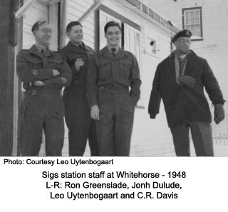 Whitehorse Station staff 1948