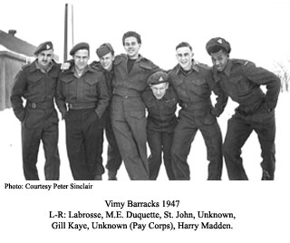 Group at Vimy Barracks