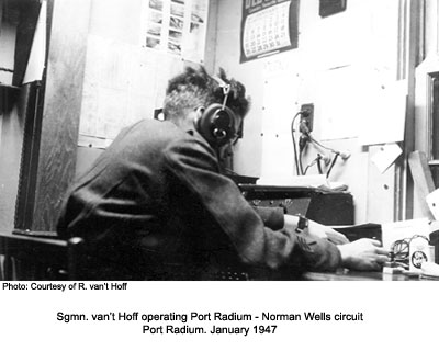 Bob van't Hoff Operating radio