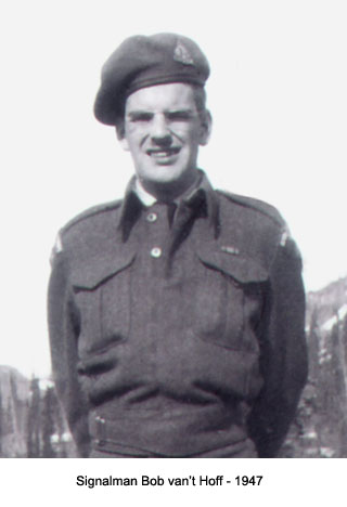 Signalman Robert van't Hoff 1948