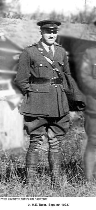 Lt. H.E. Taber, 1923