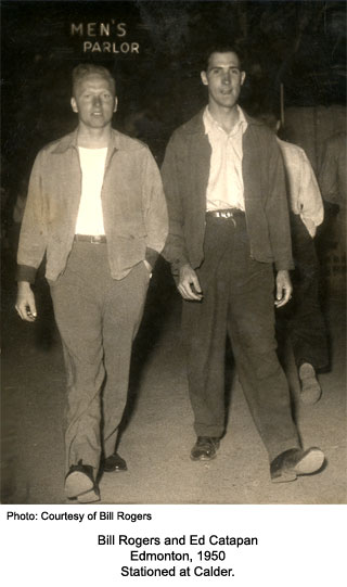 Bill Rogers and Ed Catapan 1950