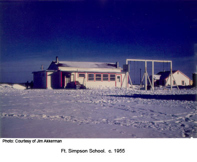 Ft. Simpson school 1955