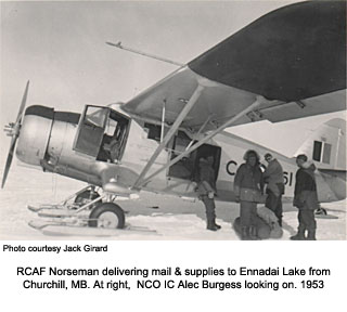 RCAF Norseman at Ennadai
