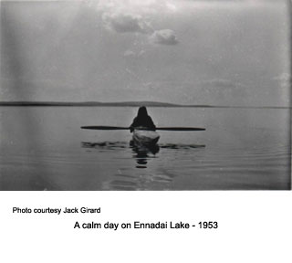 Kayaking on Ennadai Lake