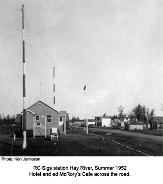 RC Sigs Stn. Hay River 1951