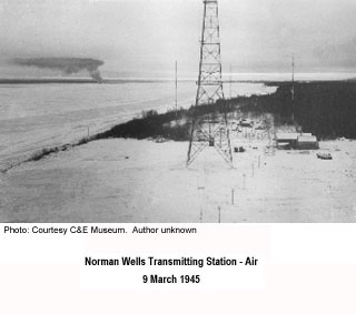 Norman Wells transmitter station 1945