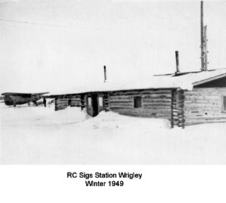 Station Wrigley Winter 1949